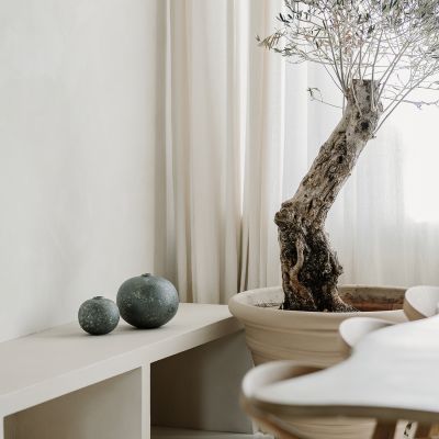 Vase 23xH20cm vert Bullet