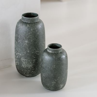 Vase 20xH34cm vert Bullet