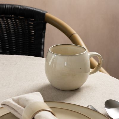 Mug 45cl round ivory Meridian