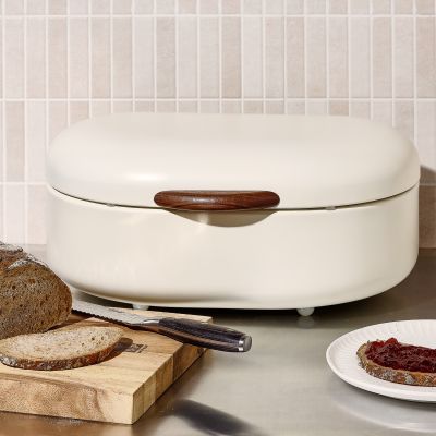 Bread bin 40x29xH19,5cm beige Crust