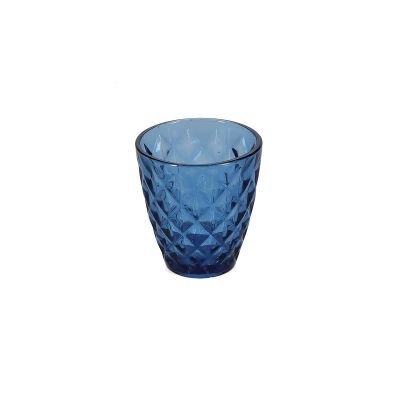 Glas 27cl dunkelblau Prisma - Set/4