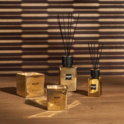 Duftkerze 220g gold Gallery