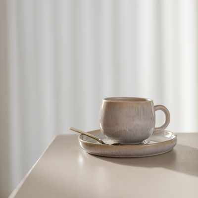 Soucoupe 14cm pearl Curvy