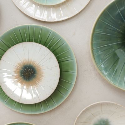 Plate 28cm turquoise Eclipse