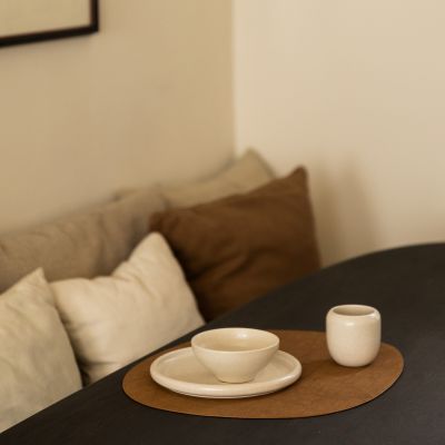 Schüssel 12xH5,5cm beige Mochi