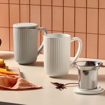 Tea mug 60cl grey Hi!Tea