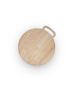 Serving board 30/34xH1,5cm with handle wood Essenza