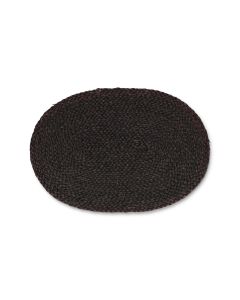 Placemat 45x30cm oval mais husk black TableTop