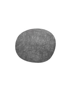 Platzset 43,5x36,5cm organisch metallic silber Dinner