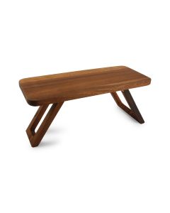 Tablett 48x20xH20cm auf Füss Holz Dina