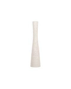 Vase 9xH40,5cm organic white Cone