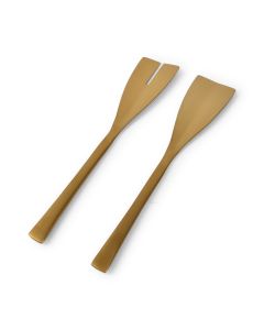 Salad  cutlery set 2 pieces gold Equip