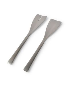 Salad cutlery set 2 pieces silver Equip