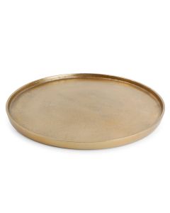 Decorative dish 37xH1,5cm gold Palace