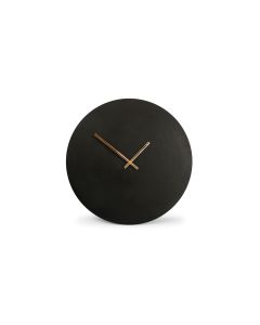 Horloge murale 38cm noir Zone