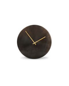 Horloge murale 38cm effacé noir Zone