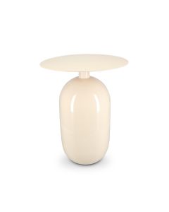 Beistelltisch 40xH52cm Metall ivory Mio