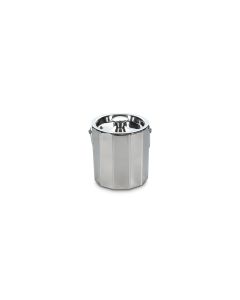 Eiskübel 15,5xH17,5cm doppelwandig silber Nox