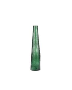 Vase 9xH40cm dark green Twig