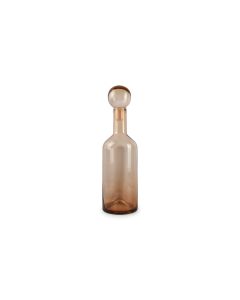 Vase mit stopfen 15,5xH55cm amber Fera