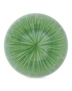 Assiette plate 28cm turquoise Eclipse