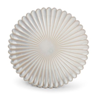 Assiette plate 28,5cm nuance white Lotus