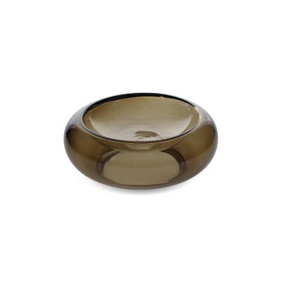 Dekorschale 26xH10cm coffee brown Vesper