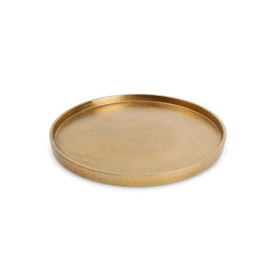 Dekorschale 25xH1,5cm gold Palace