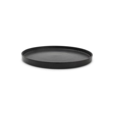 Dekorschale 25xH1,5cm schwarz Palace
