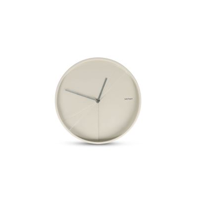 Horloge murale 30x4,5cm abstraite blanc Pulse